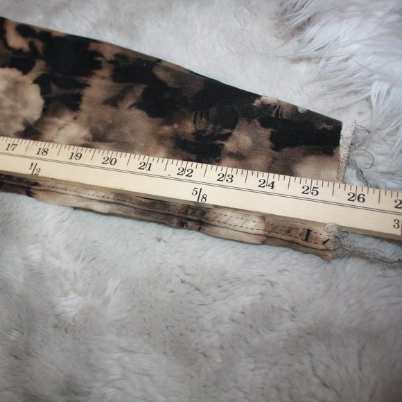 Custom Free People Reverse Tie Dye Button Fly Skinny Jeans 🌵 25 - Picture 11 of 15